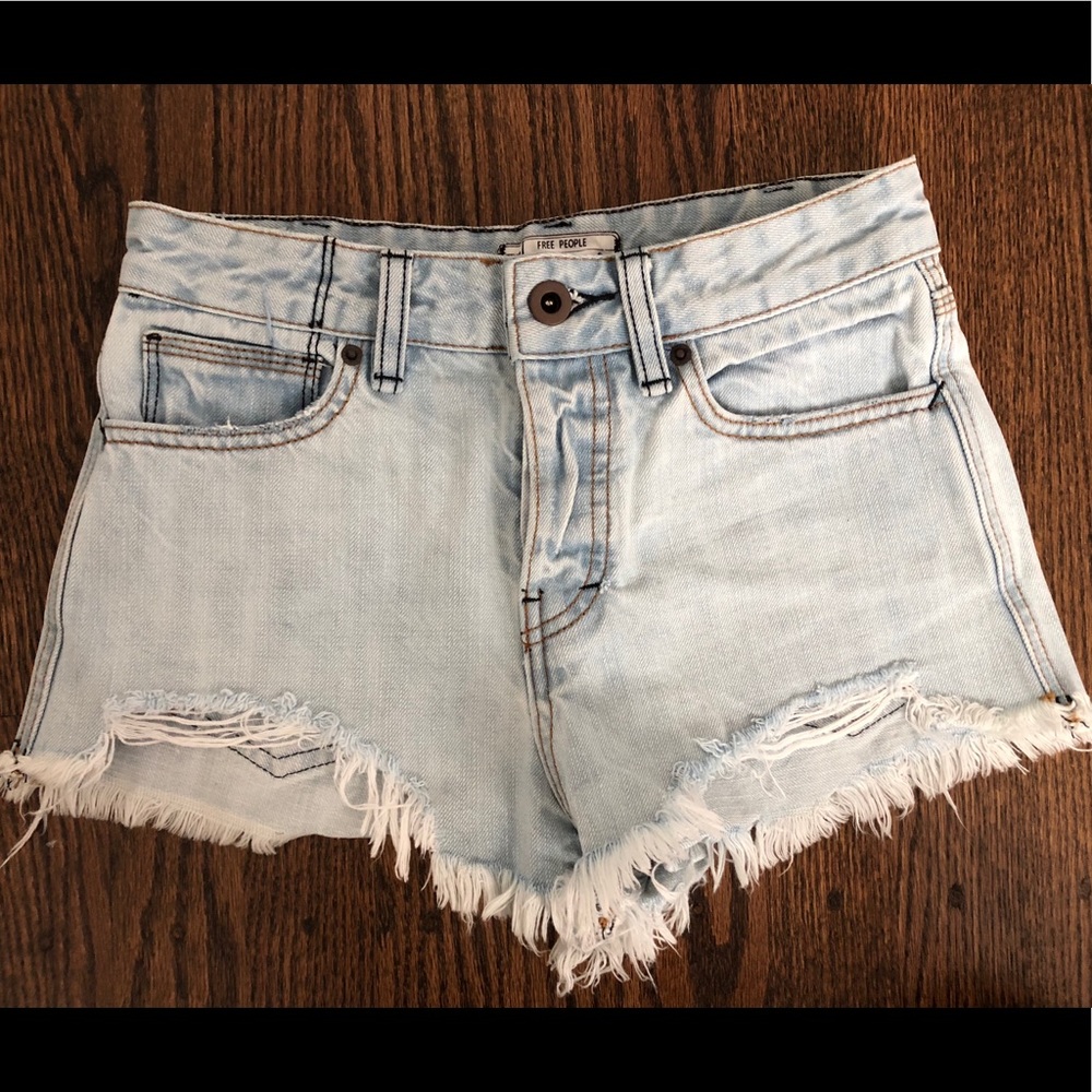 Free People Denim Shorts